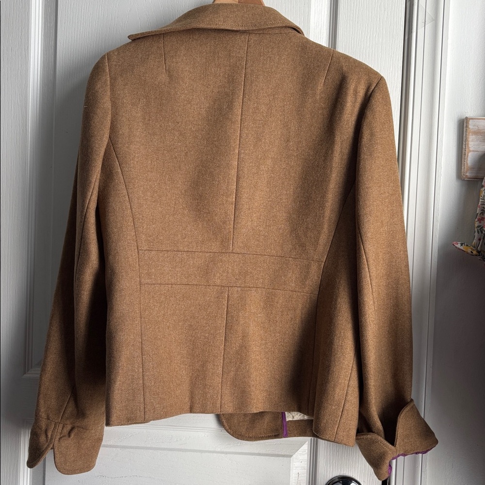 J. Crew Tan Wool Women's Blazer - Picture 7 of 7